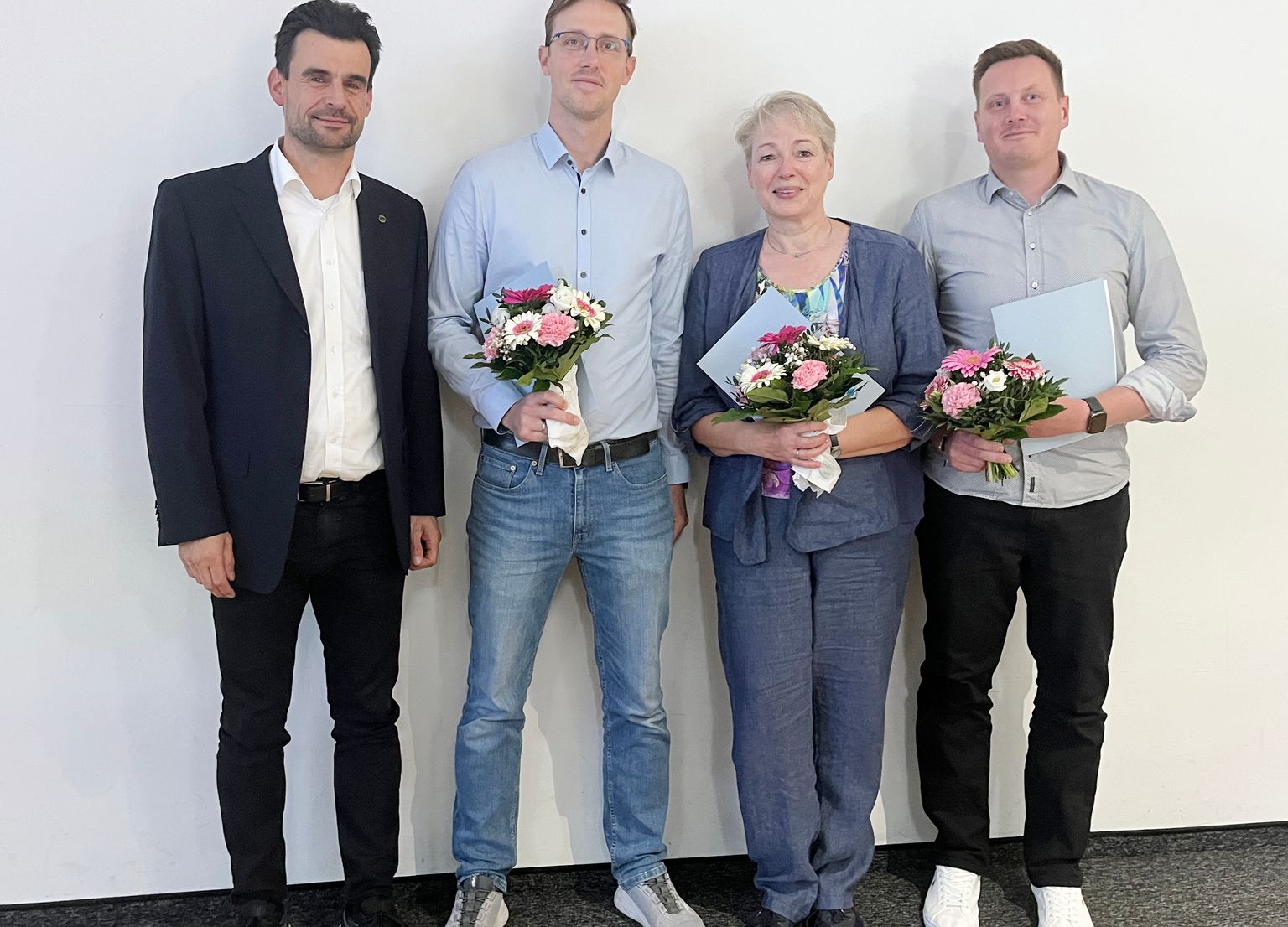 Bild zu Drei Auszeichnungen mit der BSV-Ehrennadel