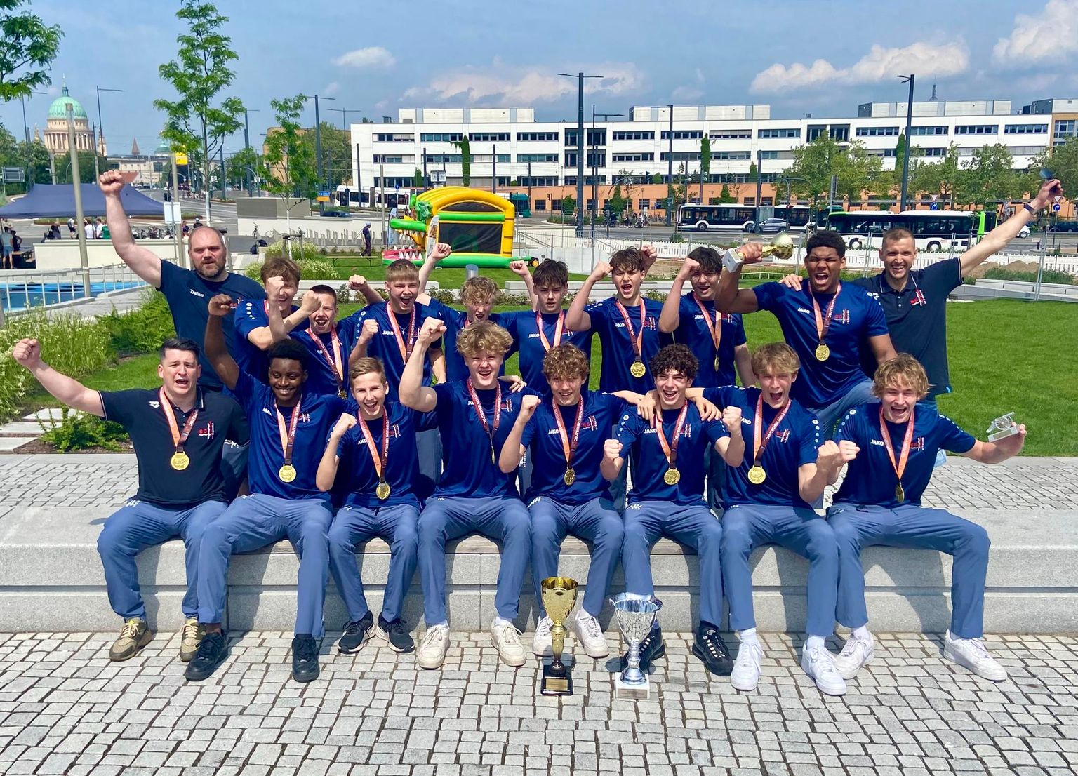 Bild zu Neuköllns U16 holt zum dritten Mal in Folge den Titel