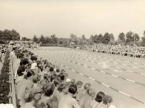 Internationales Schwimmfest 1964 zum Jubiläum 60 Jahre FSN