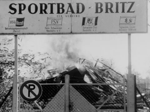 Der Brand im Sportbad Britz am 7. Oktober 1972