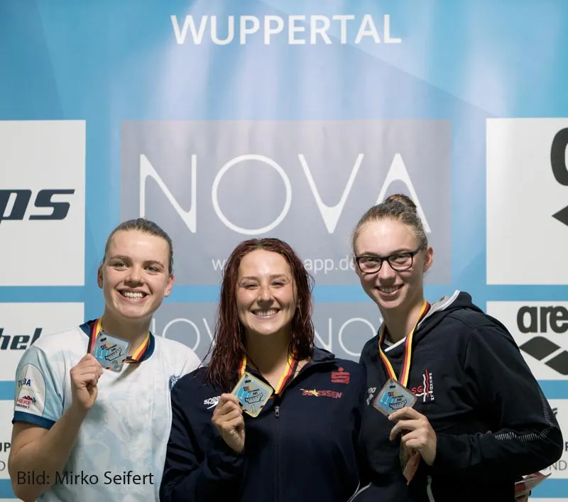Josephine Tesch gewinnt Bronze über 200m Freistil (Foto: Mirko Seifert)